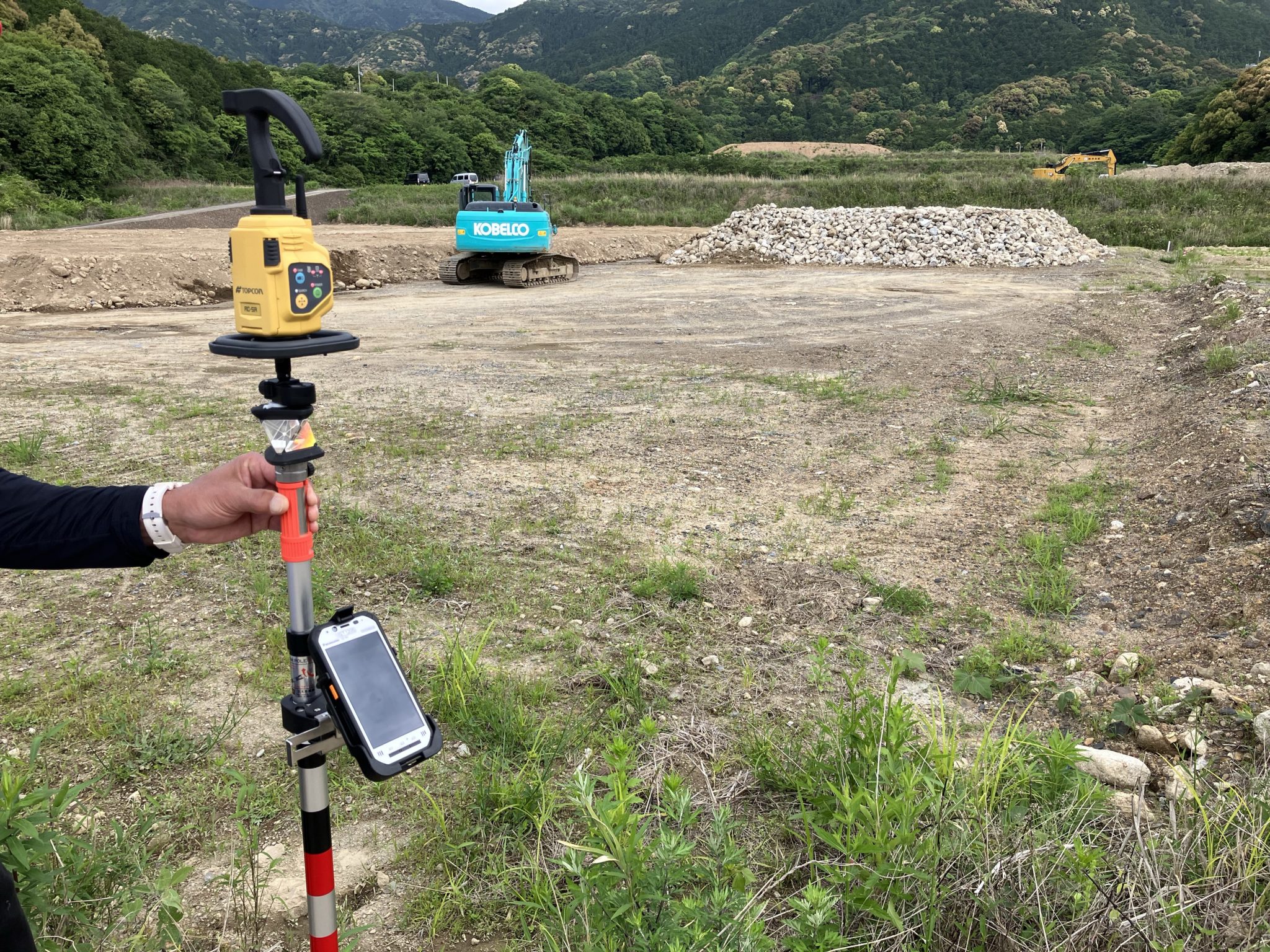 転石破砕数量確認